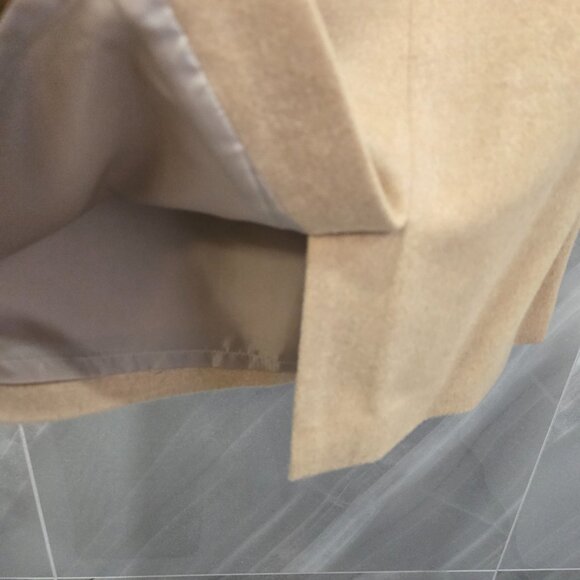 NWT Talbots 100% Camel Hair suit with skirt, size 4P - Picture 13 of 15